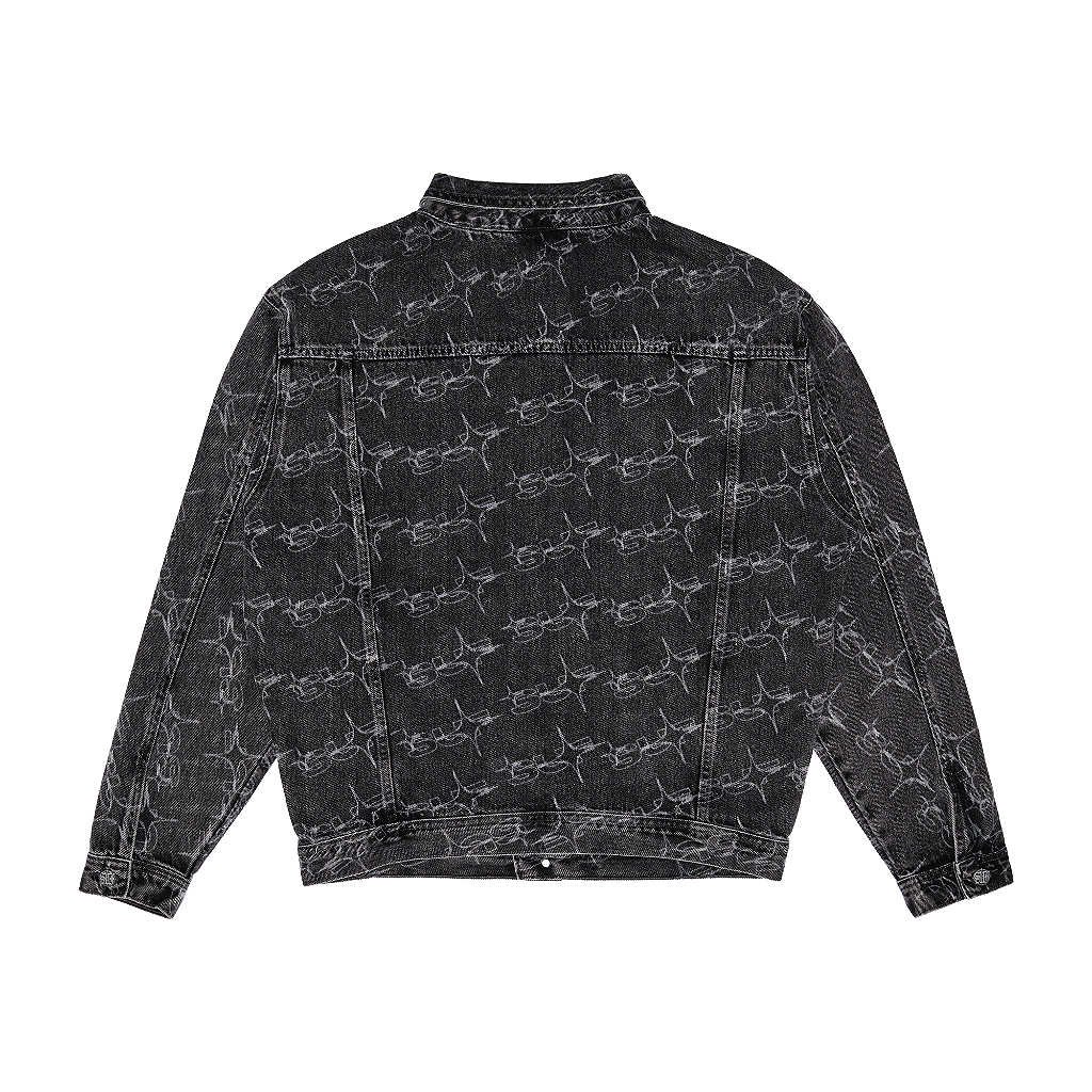 JACKET MONOGRAM SUFSTAR JEANS BLACK