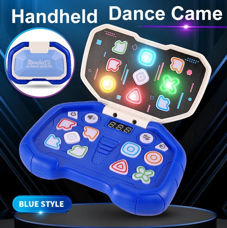 Máquina de Jogo Eletrônico de Ritmo Musical — Quebra-cabeça Sensorial Montessori, Brinquedo de Viagem de Bolso, Ilumina, Educativo, Jogo de Velocidade e Toque Rápido para Mesa