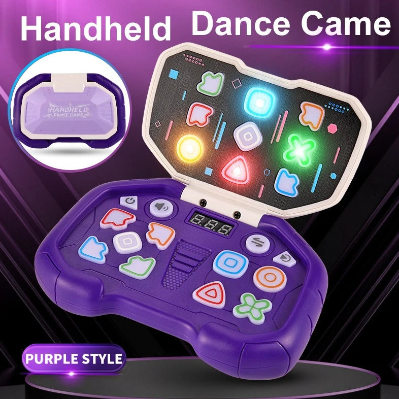 Máquina de Jogo Eletrônico de Ritmo Musical — Quebra-cabeça Sensorial Montessori, Brinquedo de Viagem de Bolso, Ilumina, Educativo, Jogo de Velocidade e Toque Rápido para Mesa