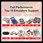 GAMINJA X7 — Console Portátil de 4.3" com Tela IPS, Videogame HD com 10.000 Jogos Embutidos — Compatível com GBA, GBC, NES e mais