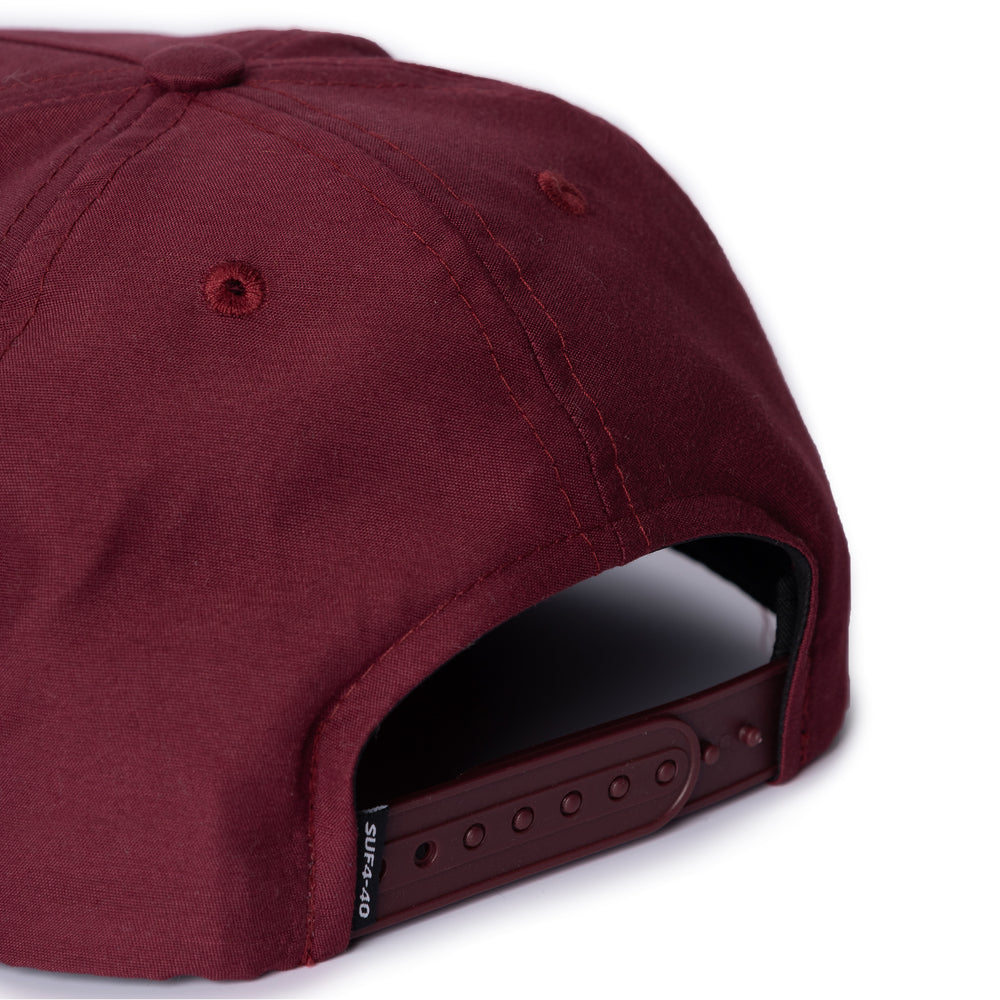 SIX PANEL 4SUF BURGUNDY/NAVY