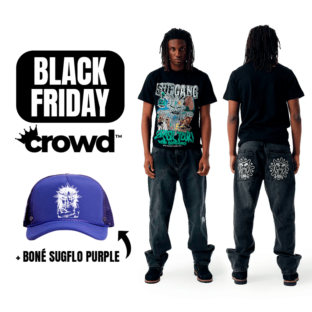 COMPRE 3, PAGUE 2 - Kit Completo Sugflo Camisa The Redeemer + Calça Jeans + Boné Purple [BLACK FRIDAY]
