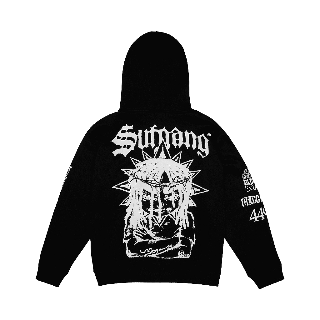 HOODIE ZIPER SOSA BLACK